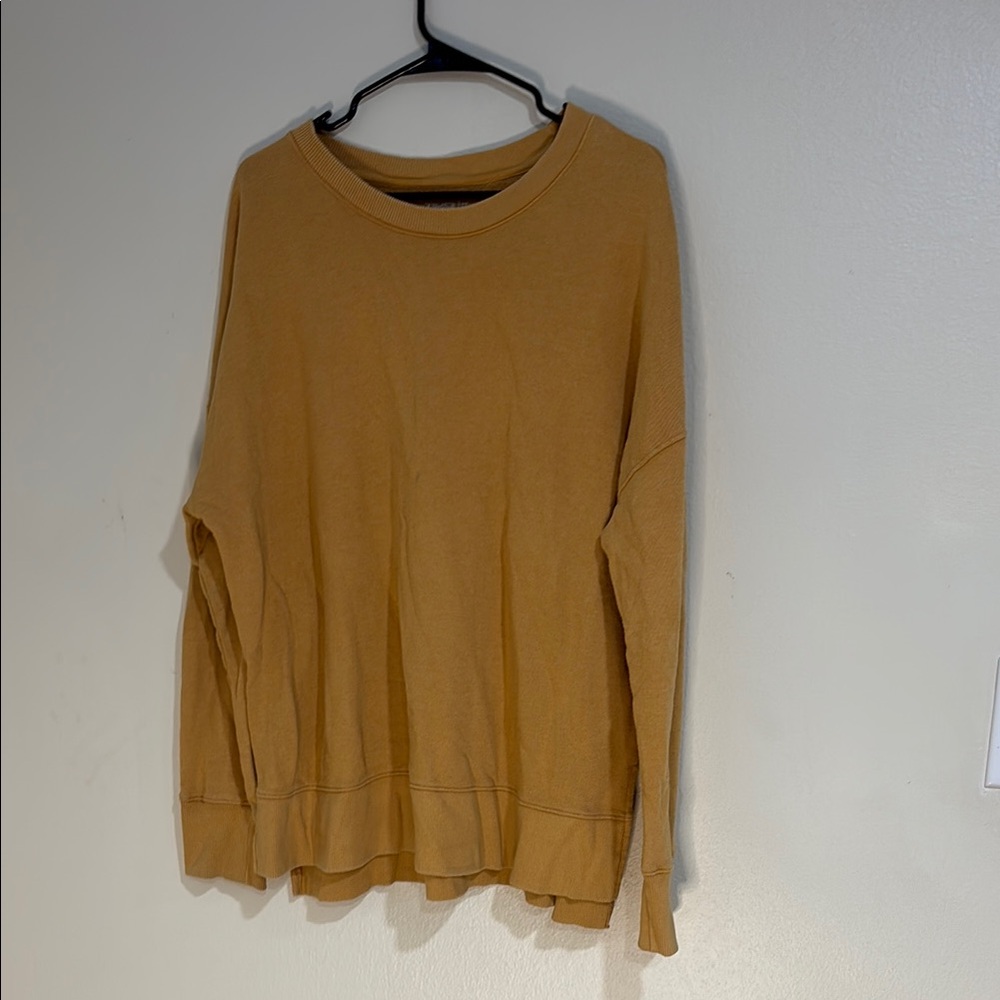 Time and Tru Golden Long Sleeve Top
